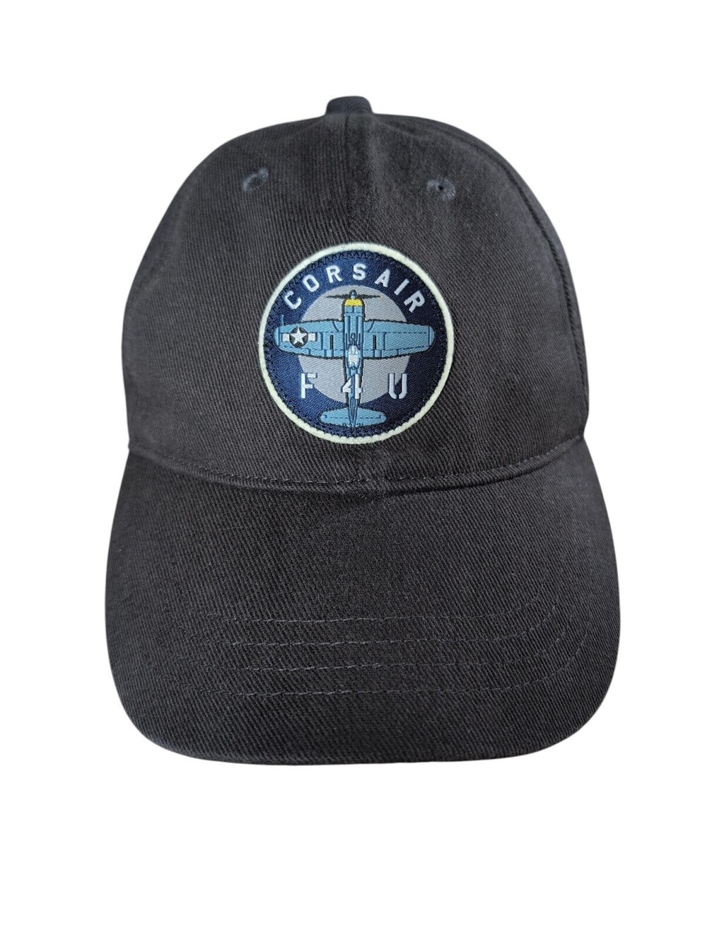 RED CANOE Red Canoe F4U Corsair Baseball Cap Hat Adjustable Unisex OSFA Black